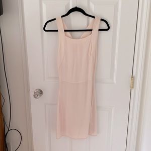Wilfred Light Pink Mini Dress